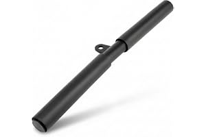 QWORK® Lat dra ner stång bicep tricep stång för gym kabelmaskin (40 cm/16 tum)