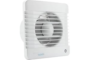 VENTS 100 Silenta MV K - Ventilador extractor de baño de 100 mm, silencioso, color Blanco brillante