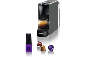 Nespresso Krups Machine à Café Essenza Mini Gris Intense Cafetière YY2911FD