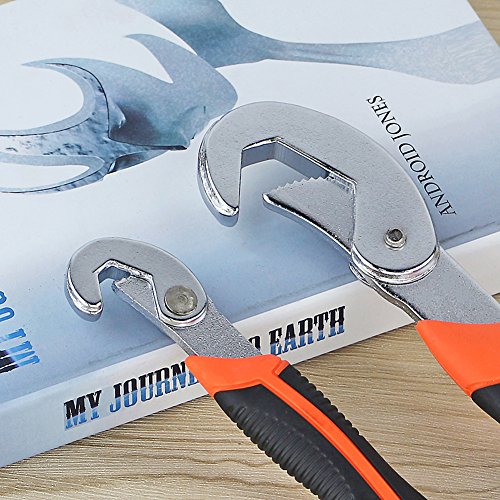 2 Stücke von Snap und Grip Multifunktions-einstellbar Universal, Best Spanner set - 5