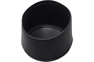 Adsamm® / 4 x puntali avvolgenti esterni / neri / Ø 39 - 42 mm / tondi / piedini in PVC per gambe di mobili tonde / puntali protettivi per arredi Adsamm® Quality