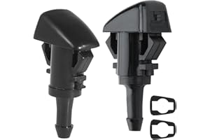 FLANKOR 2 Pack Windscreen Washer Jets Car Front Windshield Washer Nozzles Wiper Spray Car Replacement Accessories for Kia Sportage Hyundai I30 I20 Tucson Kia Venga Kia Soul