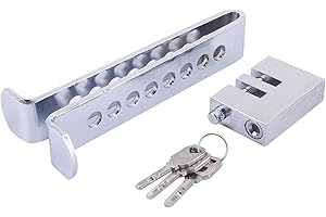 TERISASS Blocco del volante Antifurto automatico Volante per auto Blocco di sicurezza Frizione Petalo Acceleratore Blocco pedale