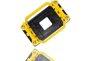 NMD&LR CPU Backplate For AM3, Plastic Backplane For Radiator Fan Bottom Bracket For AMD Bracket AM2/AM3/FM1/FM2 Motherboard (yellow)