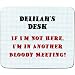 Produktbild Schreibtisch-Delilah'wenn I'm Not Here, I'm In einem anderen Bloody Sitzung-Design Mauspad, personalisierbar, Premium (5 mm Dicke)