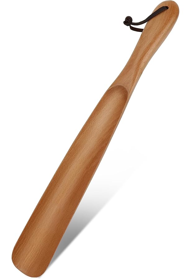 NINEMAX Chausse Pieds Long Manche Bois 38cm,Grand Chausse