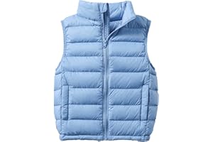 Yimutian Piumino senza Maniche Ragazze Ragazzi Ultra Leggero Piumini Giacche Cappotti Smanicato Per Bambini e Ragazzi