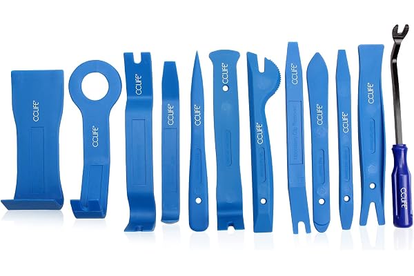 CCLIFE 12pcs Outil Démontage Outils pour Garnitures Panneaux Auto Trim Removal Tool Kit Car Repair Moulage Kit Outil de Suppression - Trousse Outils de démontage Audio Voiture