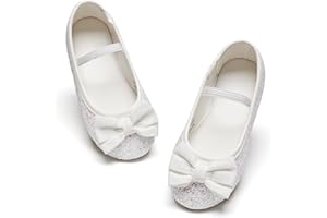 Kiderence Kleine Kleinkind Mädchen Kleid Schuhe Ballerina Ballett Wohnungen Kinder Mary Janes