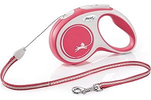 Flexi Smycz dla psa, wysuwana, z miękkim uchwytem, 3 m / 5 m / 8 m / 8 m / 8-20 kg