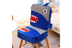 IIQI Rehausseur de chaise, Coussin Rehausseur Enfant Portable Eponge Confortable Coussins, Adapté pour les Repas des Jeunes Enfants. (C)