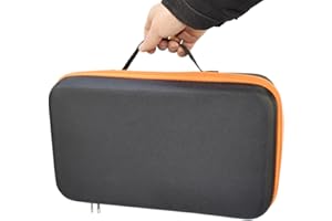 AYPOHU Sturdy Hard EVA Tool Storage Case Water Resistant Zipper Closure Bag Large for Chainsaw Electric Drill Tools Accessaries Multi Functional Tool Kit