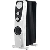 Luxell Lux09-Fp-Bw 9 Slice 2400 Watt Oil Radiator with Turbo Fan