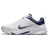 Nike Defy all Day, Men's Training Shoes Uomo, White/Midnight Navy-Metallic Silver, 35.5 EU