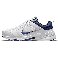 Nike Defy all Day, Men's Training Shoes Uomo, White/Midnight Navy-Metallic Silver, 35.5 EU