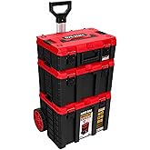 Super-Bag S-M-L Master Case 3'l&uuml; Set Tekerlekli Alet Taşıma &Ccedil;antası,