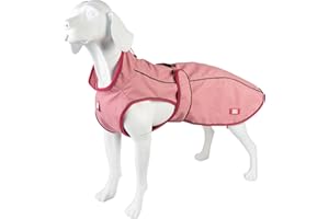 Max & Molly Dog Raincoat, XS, Rose, Sporty Rain Jacket for Dogs with Adjustable Waist Strap, Reflective and Safe, Dog Rain Jacket with Harness Opening