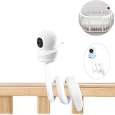 Derebir Baby Camera Mount Stand Holder Compatible with Babysense HD S2/V43_2CAM and MaxView 2CAM Baby Monitor Flexible Baby C