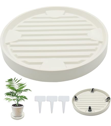 Support De Plantes à Roulettes – Plateau Mobile Pour Pots, Déplacement Facile, Intérieur/extérieur, Robuste