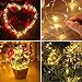 Produktbild 6pcs LED Ketten Farbige mit Batterien Wasserdicht 2 m 20 LED Beleuchtung von Garten Stromversorgung Licht von der Lichterkette für Innen und Aussen Decoration Stöpsel Flaschen Wein (warmes licht)