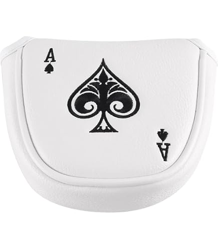 SHABIER Funda Para Putter De Golf | Protector De Piel Sintética Con Cierre Magnético | Diseño Cangrejo Amarillo | Cuchilla Estándar