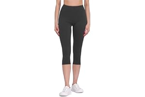 Bellivalini Legging 3/4 Pantalon Capri en Viscose Tenue Sport Femme BLV50-148