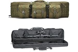 SJASD Futteral Langwaffen Waffentasche,Waffenkoffer für Langwaffen,Pistolen- und Magazin-Aufbewahrungsrucksack,Waffentragetasche, Schießtaschen für Gewehre,Jagdgewehrkoffer