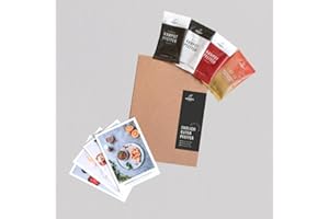 ‎HENNES FINEST Hennes Finest Probierset - Kampot Pfeffer Mischung (grober Pfeffer), mit 3 Pfeffer Sorten (schwarzer Pfeffer, weißer Pfeffer, roter Pfeffer) & Pfeffermischung SNARE, Pfeffer grob, Pfefferkörner ganz