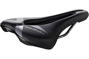 Selle Italia X-Bow Superflow - Sillín de Bicicleta de Montaña, Trekking, Enduro, E-Bike, E-Mountain Bike, Agujero Anatómico, Cuadro Aleación FeC, Amortiguadores