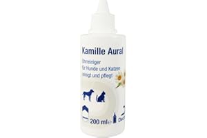 DECHRA Kamille Aural Ohrreiniger für Hunde und Katzen 200 ml