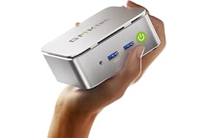 GMKtec G10 Mini PC Ryzen 5 3500U (Plus Puissant Que Le N150), 16 Go RAM, 512 Go SSD, LAN 2,5GbE, Ordinateur de Bureau pour Bureau/Maison, Triple Affichage 4K, WiFi, Bluetooth, USB-C, DP