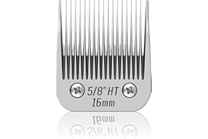 ‎BESTBOMG 5/8HT abnehmbare Klingen für die Hundepflege, kompatibel mit Heiniger/Moser Max45/Andis/Oster A5 Schermaschinen,Schnittlänge 5/8 Zoll (16 mm)
