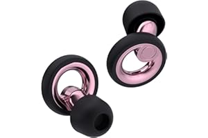 Jayine Plus Ear Plugs for Sleep, Hearing Protection Ear Plugs Noise Cancelling 30dB, Reusable Soft Silicone Earplugs for Sleep, Focus, Travel or Concerts - More Extra Accessories Incl - Rose