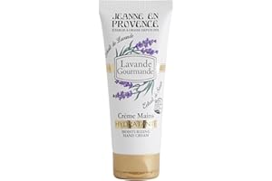 JEANNE EN PROVENCE - Crème pour les Mains - Lavande Gourmande - Nourrit, Parfume & Adoucit - Pour Peaux Sèches - 95% d'Ingrédients d'Origine Naturelle - Fabriqué en France à Grasse - 75 ml