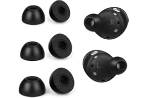 Seminer Punte Auricolari in Memory Foam per Samsung Galaxy Buds Pro, Set di 6 Punte Auricolari in Memory Foam, Punte Auricolari di 3 Dimensioni - Nero