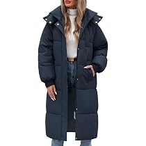 Manteau Femme Hiver Vancavoo - Veste Polaire épaisse Avec Capuche Et Poches - Coupe Ample Confortable
