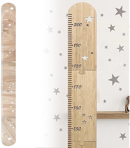 Specchio Metro Crescita Bambini - Lavagna Magnetica Con Righello Per Misurare L'altezza - Foto 10