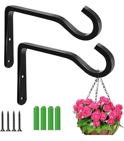 Usine Utilitaire Support De Suspension - Fer Plante Cintre Support Mural Suspension Fleur Crochet Pour La Maison Jardin D Coration 30 21 Cm Blanc