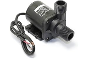 Q-BAIHE Lillyelectronics 24V DC Brushless Mini Pompa ad Acqua Calda Magnetica (100 Gradi) ZC-T40