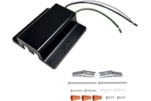 BRAVSEKAI H Track Floating Canopy Connector, H Track Lighting Rails Accessories, Suitable for H Type Single Circuit 3-Wire-1 Rails, Energize The Rails