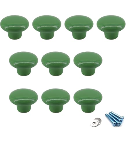 Antike Keramik Knöpfe Für Möbel - 8 Stück Zinklegierung Griffe Für Schränke & Schubladen