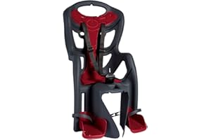 BELLELLI Pepe - Siège arrière pour vélo - pour Les Enfants jusqu'à 22 kg, de 3 à 8 Ans - Fixation au Cadre