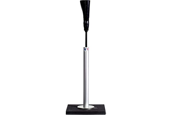 Franklin Sports Baseball + Softball Batting Tee - MLB Pro Porta Hitting Tee - Portable, Weighted Batting Tee for Baseball + Softball - Adjustable Tee