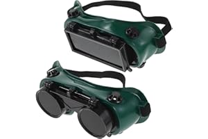 Veemoon 2 occhiali protettivi per occhi di saldatura infradito grandi blu occhiali di sicurezza per lavori saldatura, saldatore, da, da, in