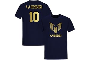 Daily Apparel Inspired Messi #10 Goat Unisex Soccer T-Shirt - Inspired Jersey Design | Ideal Football Gift for Kids & Adults