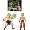 DRAGON BALL Dragon Stars Battle Pack | Super Saiyan Goku vs Super Saiyan Broly Action Figures | 2 x 12cm Articulated Figures | Bandai Dragon Stars Action Figures Anime Gifts and Merch
