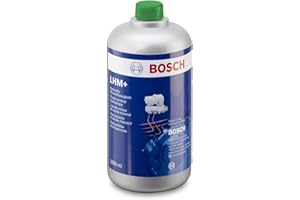 Bosch LHM+ Liquide de Frein Hydraulique 1 L - Huile Minérale pour Freins, Direction et Suspension - Qualité OE - Convient pour Freins ABS et ESP