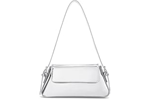 DKIIL NOIYB Silver Purse Evening Bag for Women Y2K Silver Clutch Bag Gold Handbag Small Leather Shoulder Purse for Wedding Party