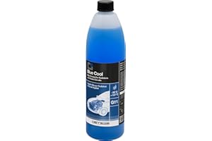 ERRECOM Blue Cool, Líquido para Radiador Azul -30°C/+103°C, Anticongelante G11 con Paquete inhibidor NAP Free, Listo para Usar, 1 Litro