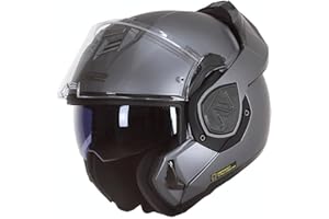 LS2, Casco Moto Modular ADVANT SOLID Matt Titanium,